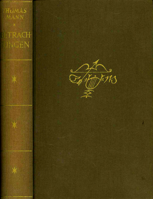 Mann, Th., Betrachtungen 1956