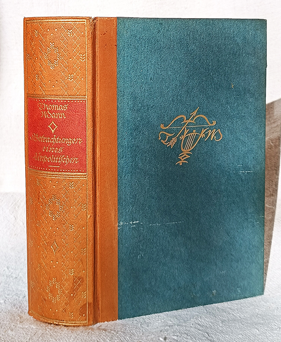 Mann, Th., Betrachtungen 1922 (Halbmaroquin)