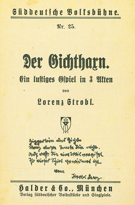 Strobl, L., Der Gichtharn