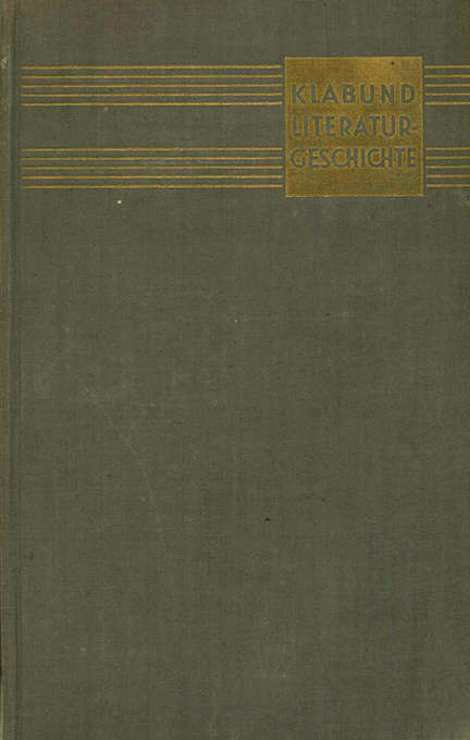 Klabund, Literaturgeschichte