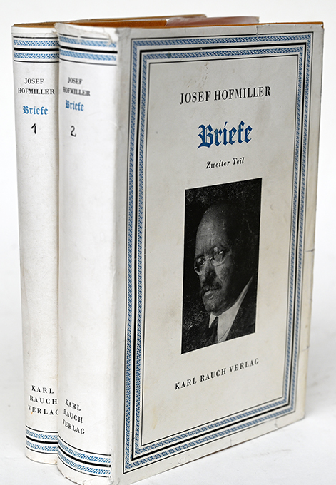 Hofmiller, Briefe I + II