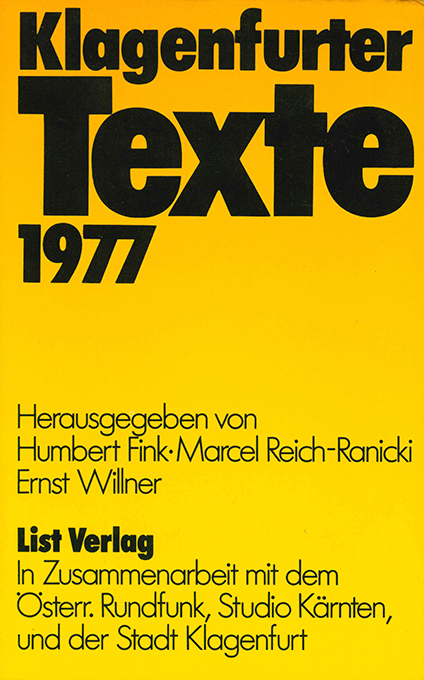 Klagenfurter Texte 1977