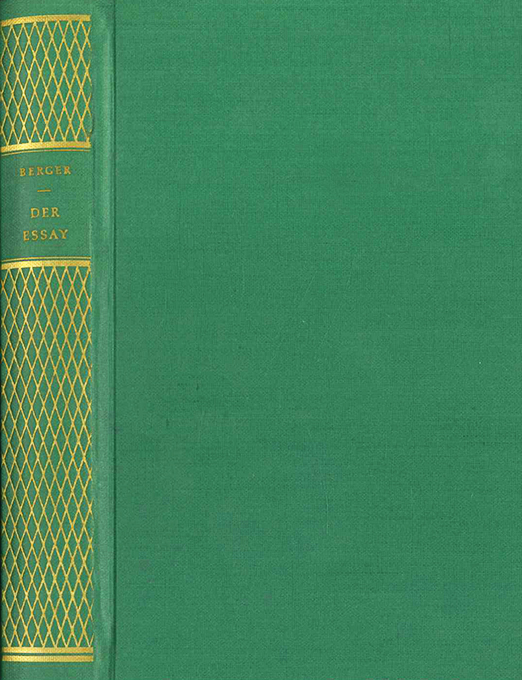 Berger, Der Essay