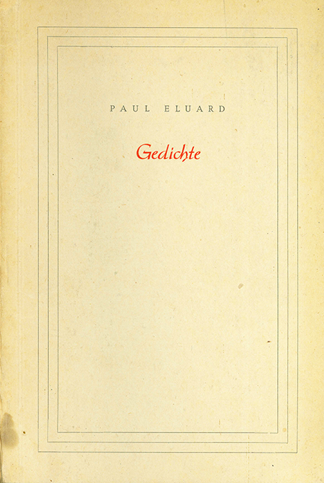 Hermlin, Eluard, Gedichte (Oberbad. Vlg.)