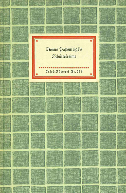 Benno Papentrigk's Schüttelreime (IB) 1956