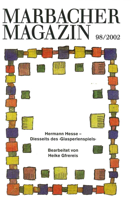 Marbacher Magazin 098 (Hermann Hesse)