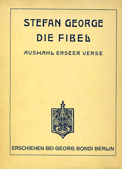 George, St., Die Fibel 1927