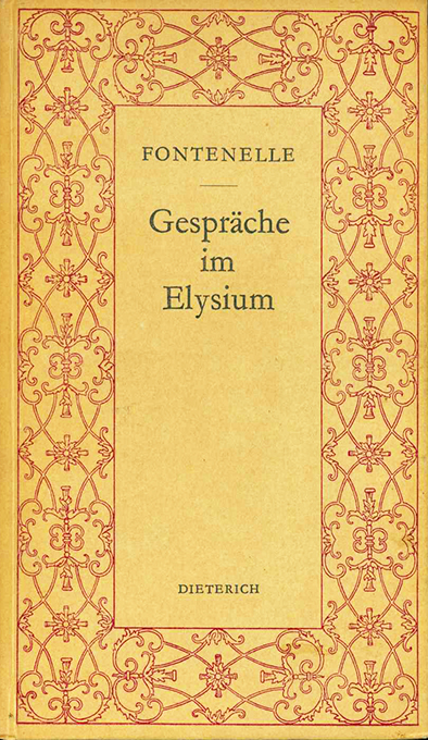 Fontenelle, Gespräche im Elysium