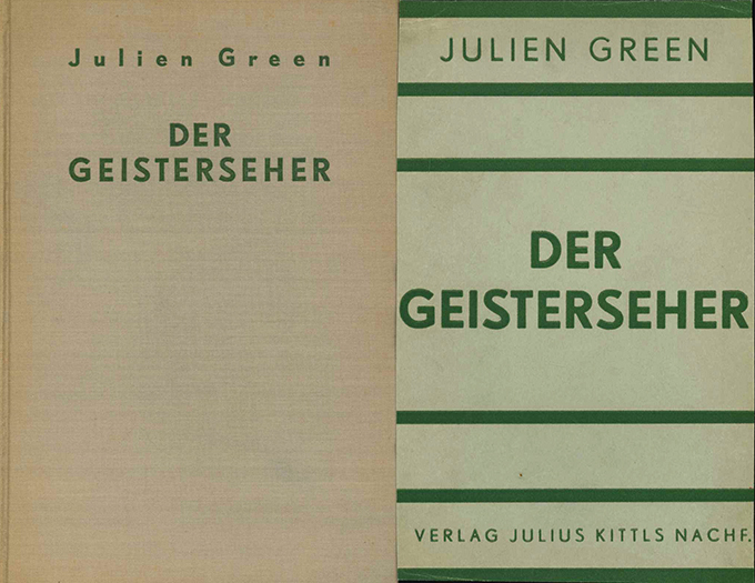 Green, J., Der Geisterseher 1934 DEA