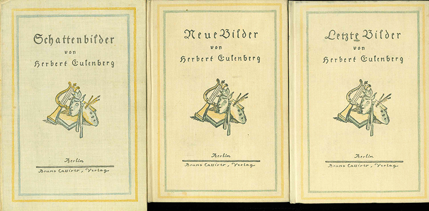 Eulenberg, Schattenbilder - Neue Bilder - Letzte Bilder