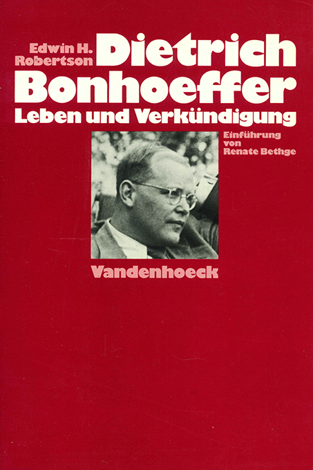Robertson, Dietrich Bonhoeffer