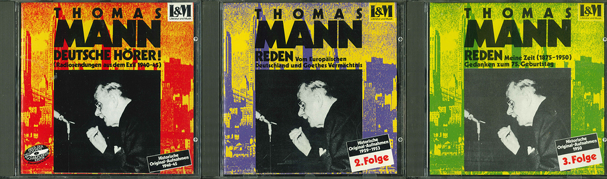Mann, Th., Reden (3 CDs)