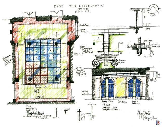 Siegert, SKIZZEN BUCH Hessische Staatskanzlei
