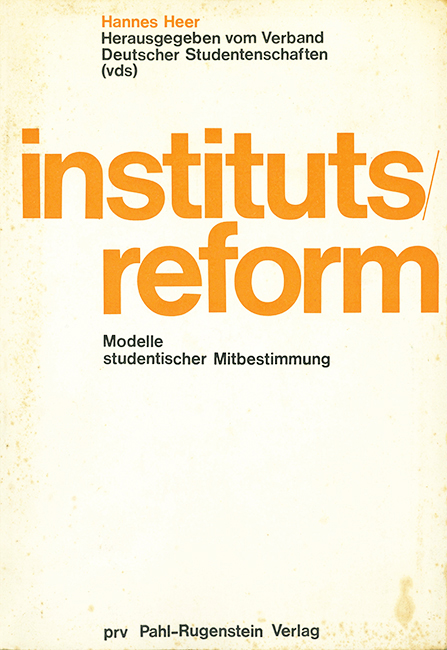 Heer, Institutsreform.