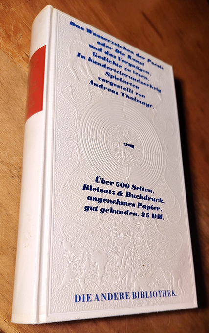 Thalmayr, Das Wasserzeichen 1985