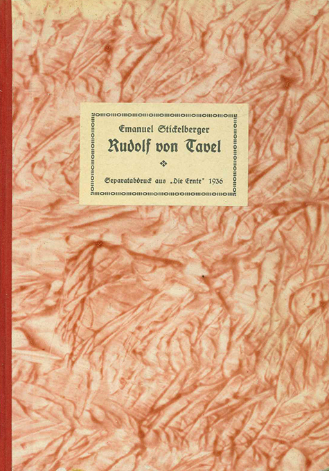 Stickelberger, Rudolf von Tavel