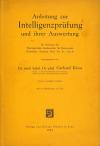 Kloos, Anleitung zur Intelligenzprüfung