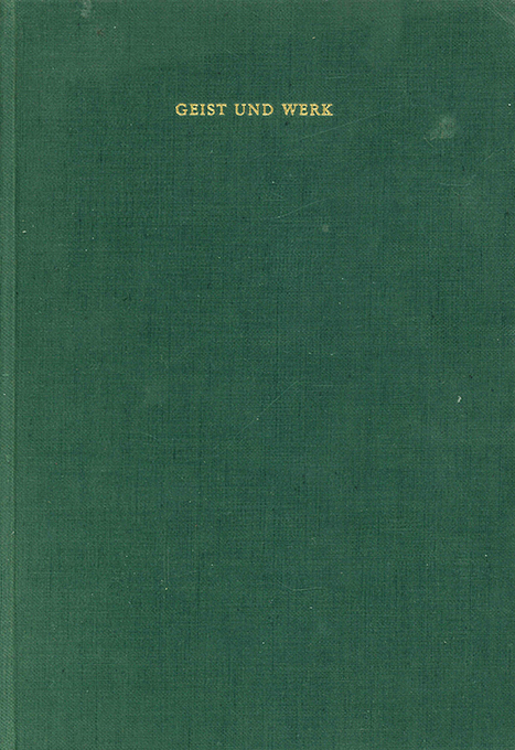 Geist und Werk