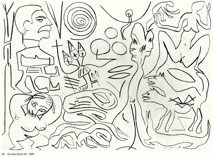 Penck, Ich, der Tourist