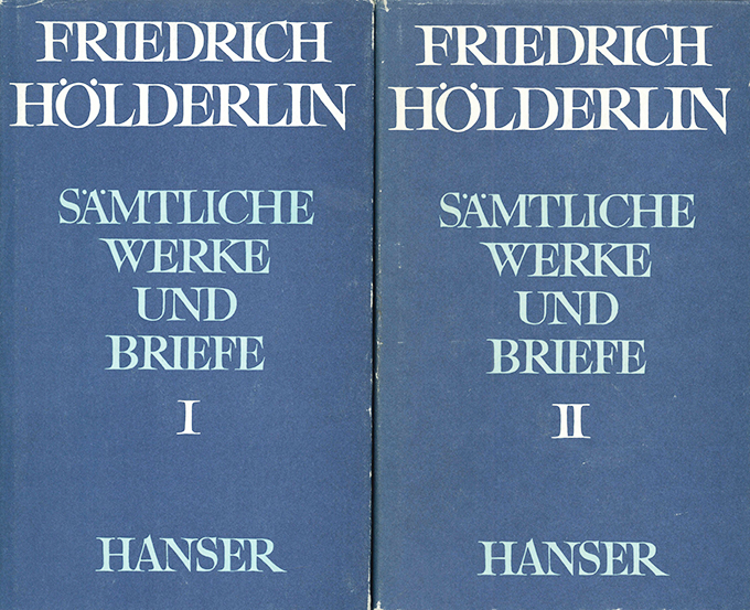 Hölderlin, Sämtliche Werke und Briefe 1970 (Hanser) 2 Bde.