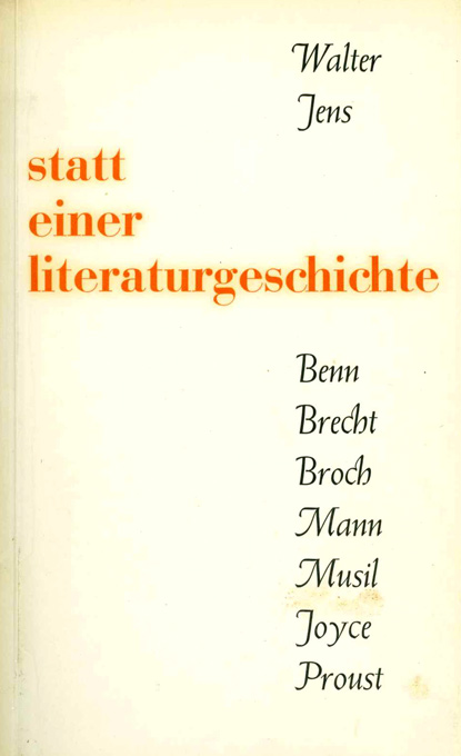 Jens, Statt einer Literaturgesch. 5.A.