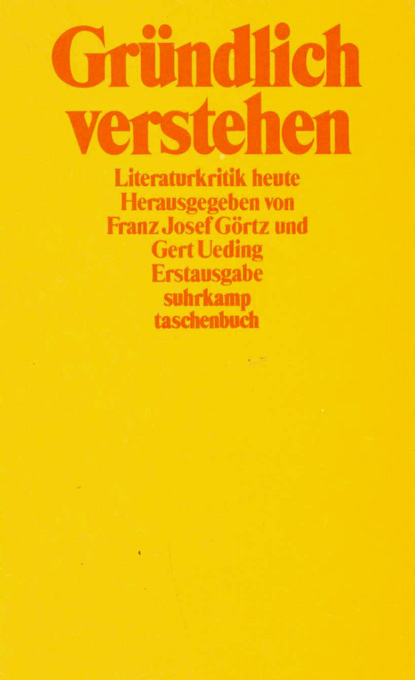 Görtz, Ueding, Gründlich verstehen