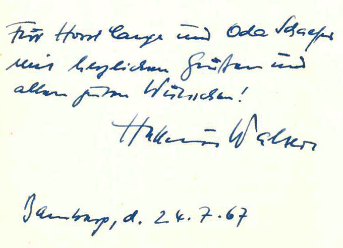 Walters, Kerbzeichen