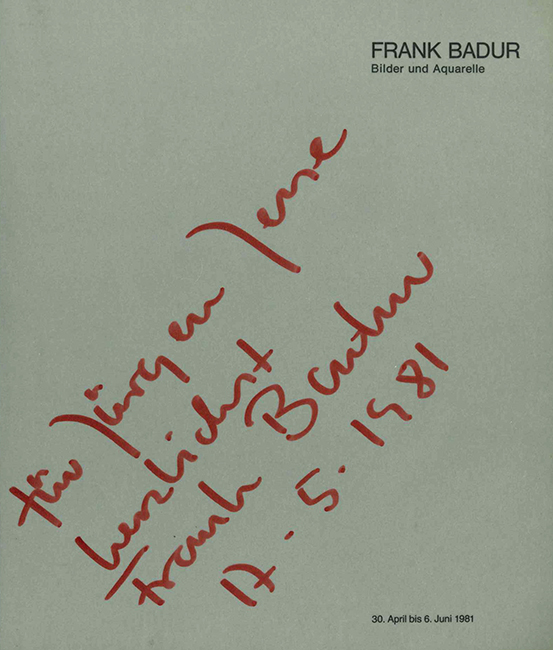 Frank Badur. Bilder und Aquarelle