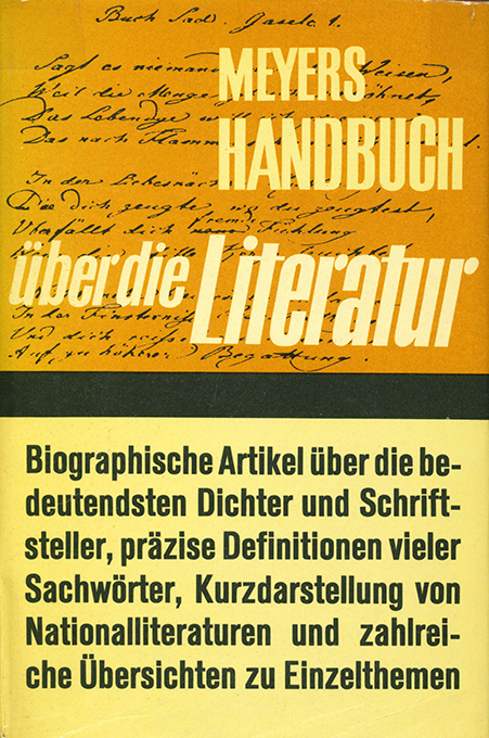 Meyers Handbuch über die Literatur