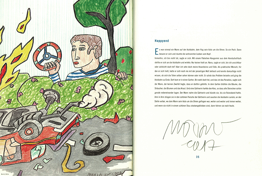 Trieder, Die halbe Nachtigall NA (vielfach signiert)