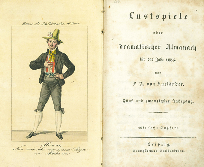 Kurländer, Lustspiele 1835