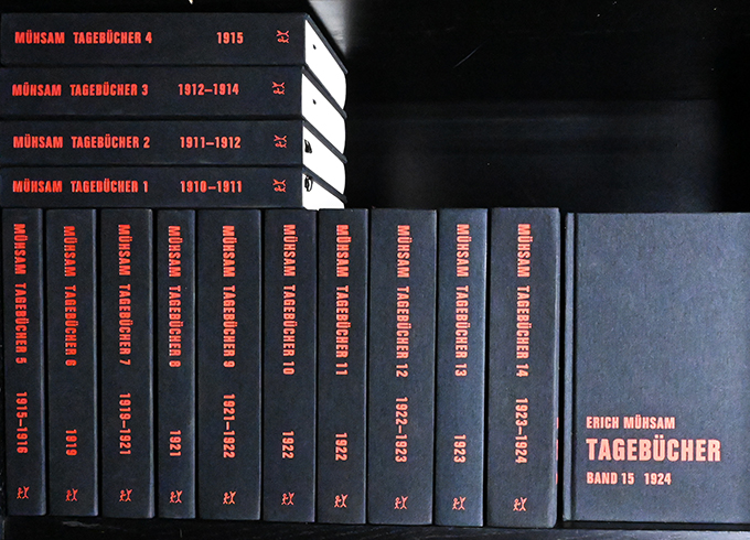 Mühsam, Tagebücher 1 - 15 + 2 Beigaben