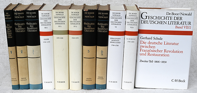 Boor, Newald, Geschichte der deutschen Literatur