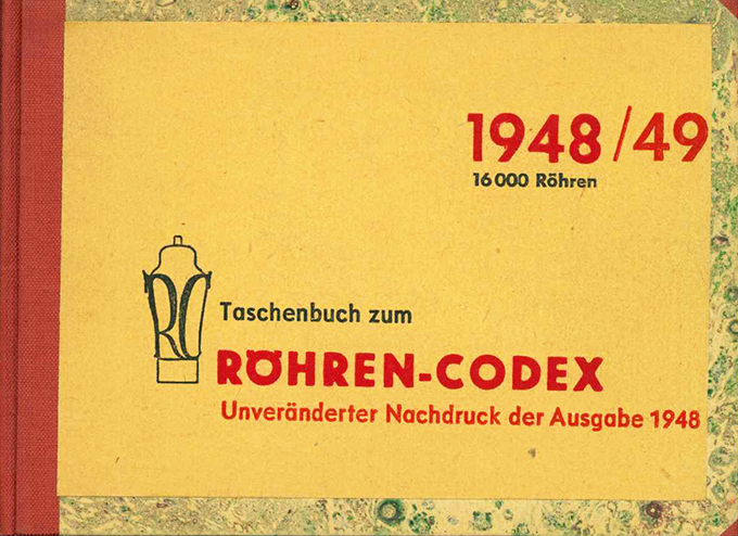 Taschenbuch zum Röhren-Codex