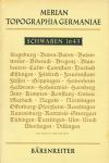 Merian, Topographia Germaniae - Schwaben