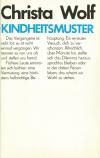 Wolf, Chr., Kindheitsmuster 1980 (Widmung)
