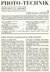 Wolter, Photo-Technik 1933